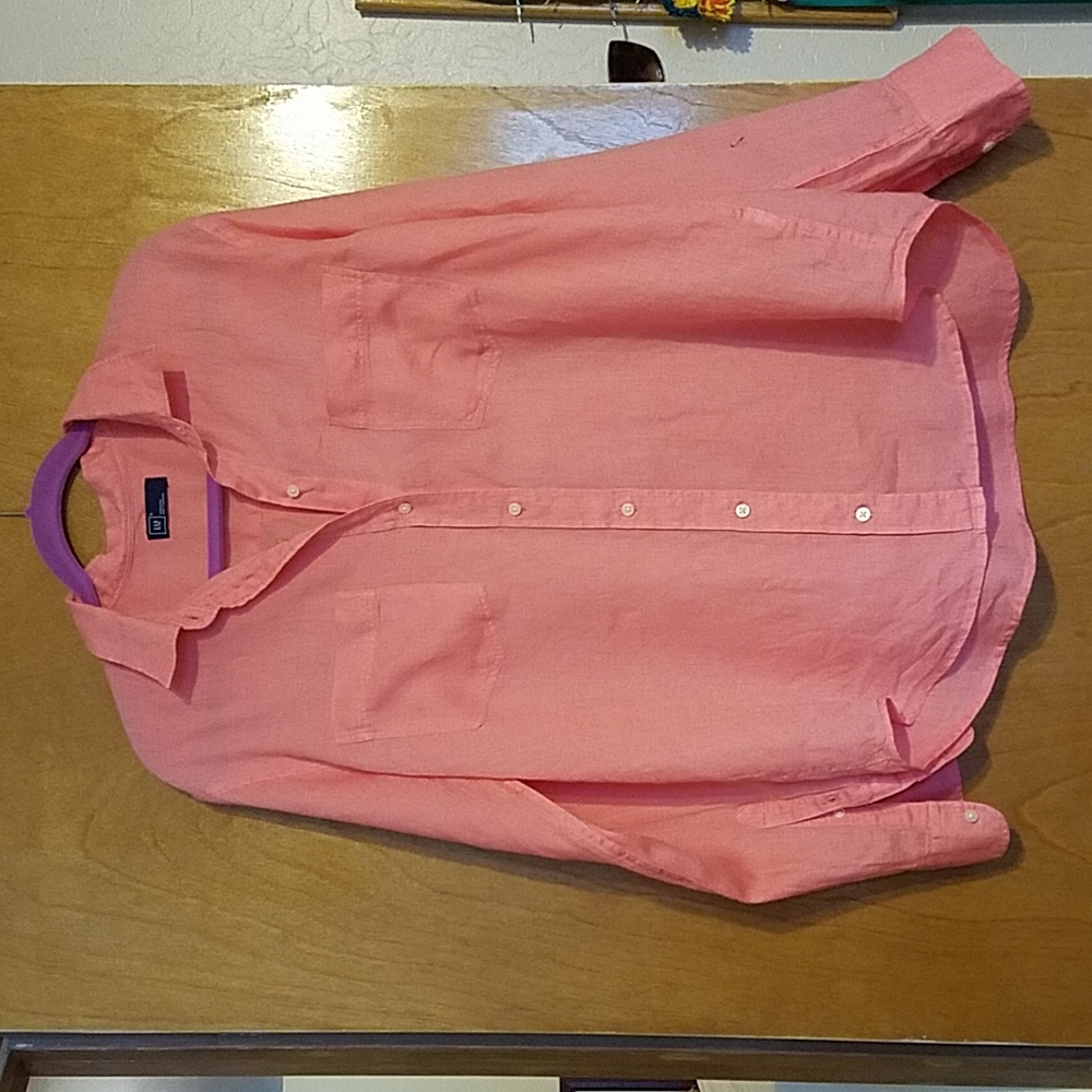 Coral Ladies Gap Large Blouse
